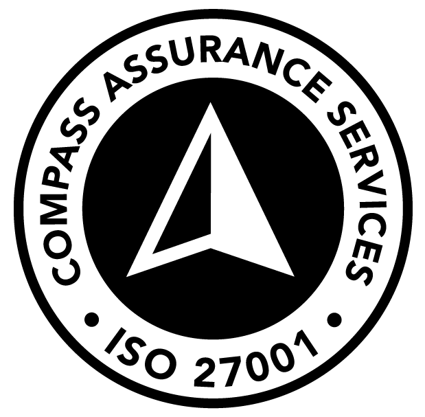 Compass ISO 27001 Primary Icon BW